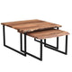 Jivin 2pc Coffee Table Set in Natural and Black