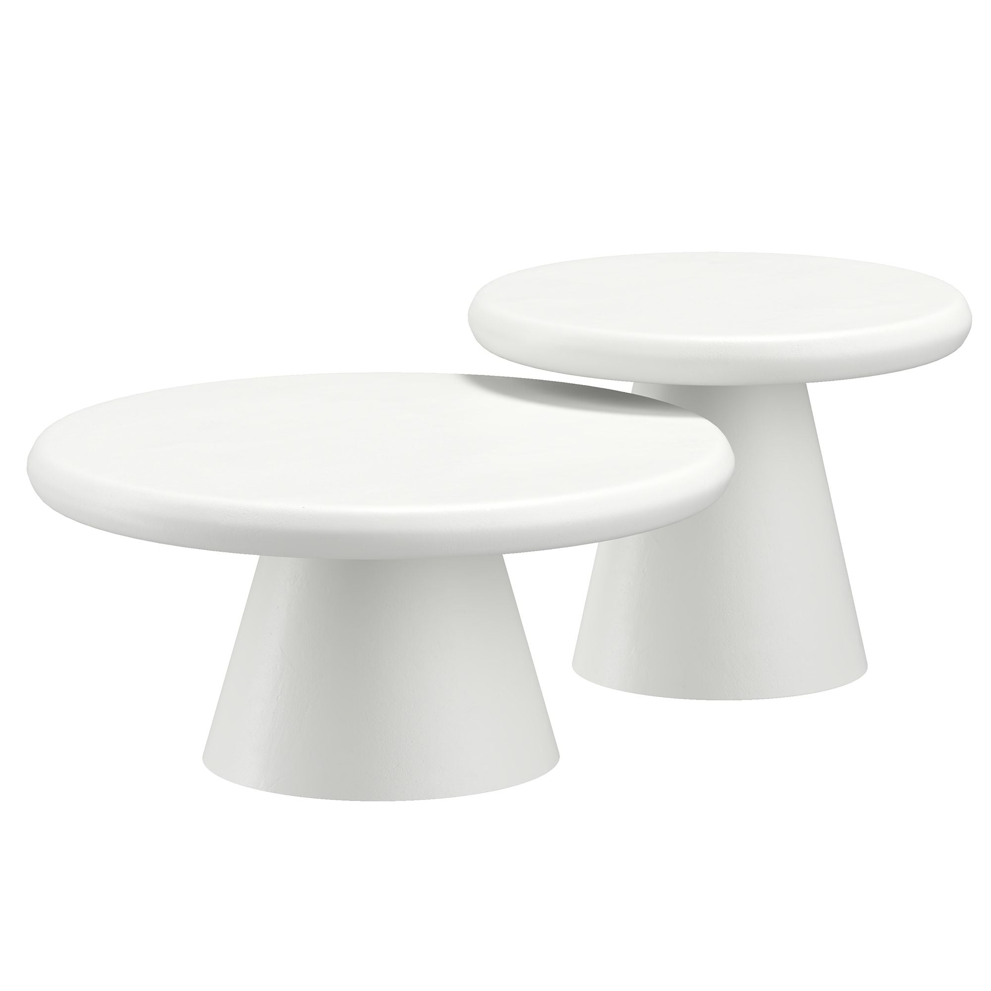 Galio 2pc Round Coffee Table Set - stylish tables for living rooms | Image 3 | InSTYLE Home & Rugs