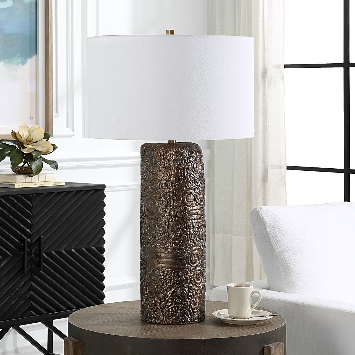 Malaga Table Lamp - perfect lighting for modern homes | Image 3 | InSTYLE Home & Rugs