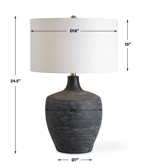 Graphite Table Lamp - perfect lighting for modern homes | Image 8 | InSTYLE Home & Rugs