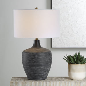 Graphite Table Lamp - perfect lighting for modern homes | Image 1 | InSTYLE Home & Rugs