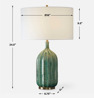 Bixby Green Table Lamp - stylish lamp for bedside tables | Image 7 | InSTYLE Home & Rugs