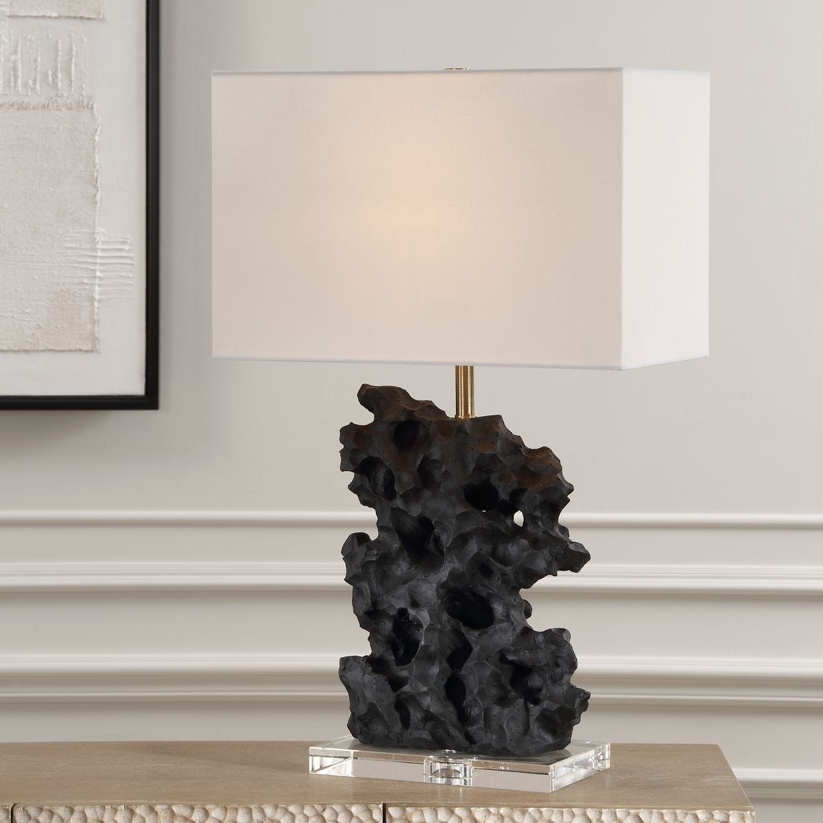 Basalt Table Lamp - stylish lamp for bedside tables | Image 1 | InSTYLE Home & Rugs