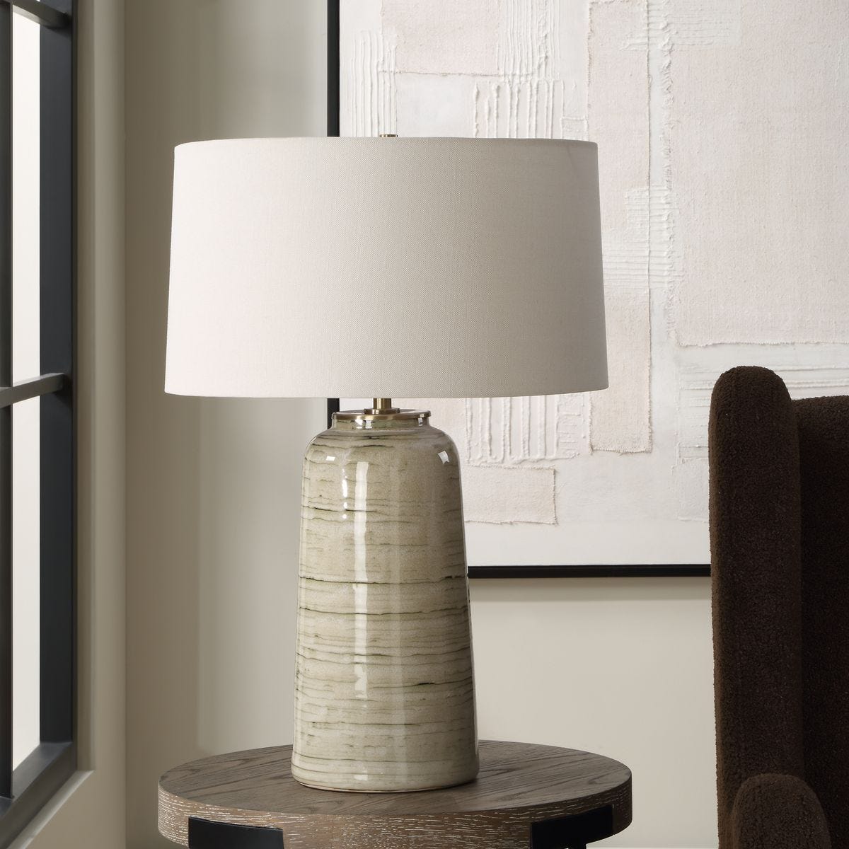Strata Table Lamp - stylish lamp for bedside tables | Image 3 | InSTYLE Home & Rugs