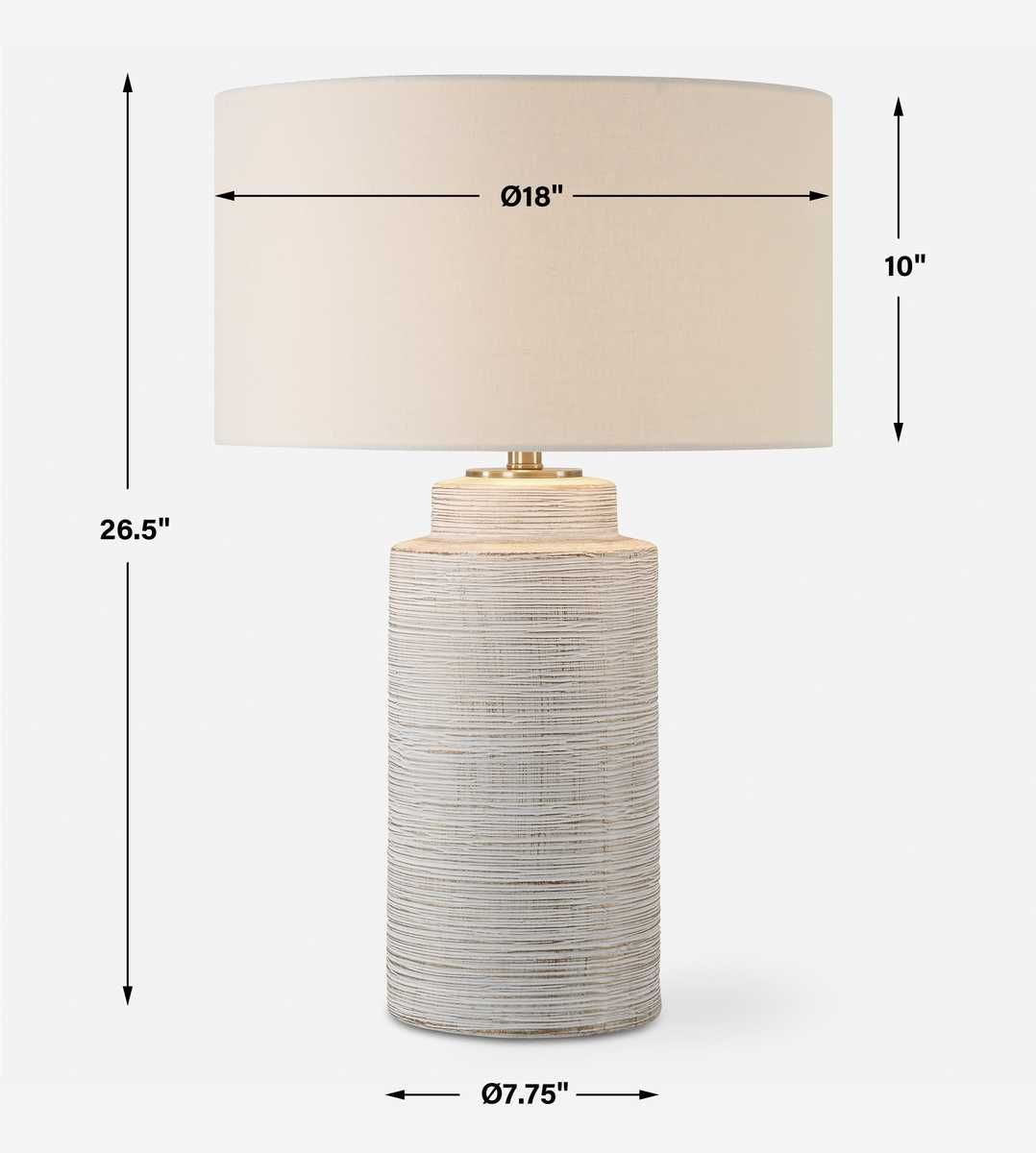 Crimp Table Lamp - perfect lighting for modern homes | Image 8 | InSTYLE Home & Rugs