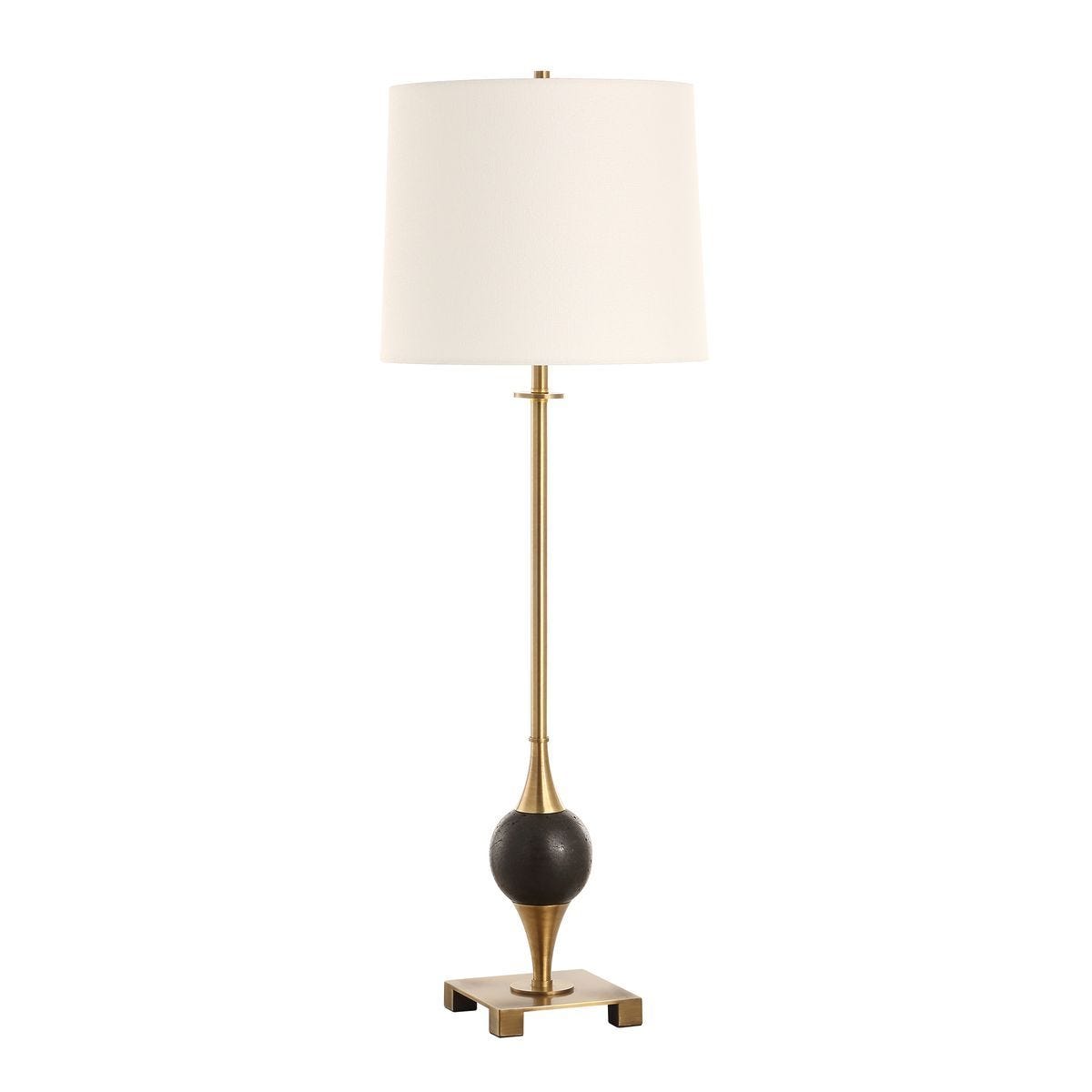 Dempsey Buffet Lamp, Brass - contemporary buffets to enhance your home décor | Image 5 | InSTYLE Home & Rugs
