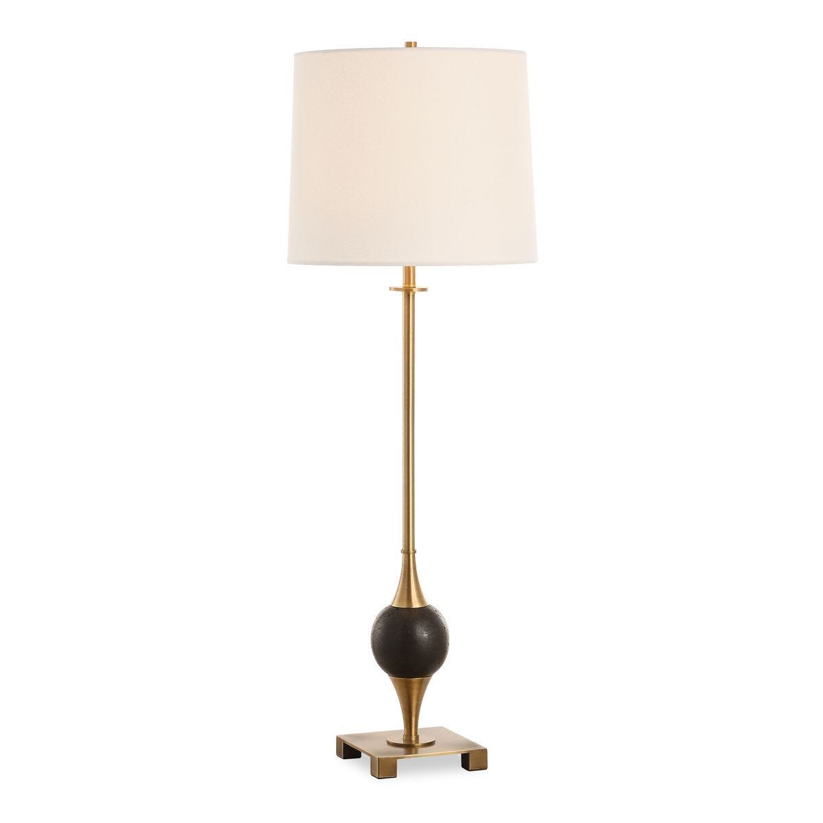 Dempsey Buffet Lamp, Brass - contemporary buffets to enhance your home décor | Image 2 | InSTYLE Home & Rugs