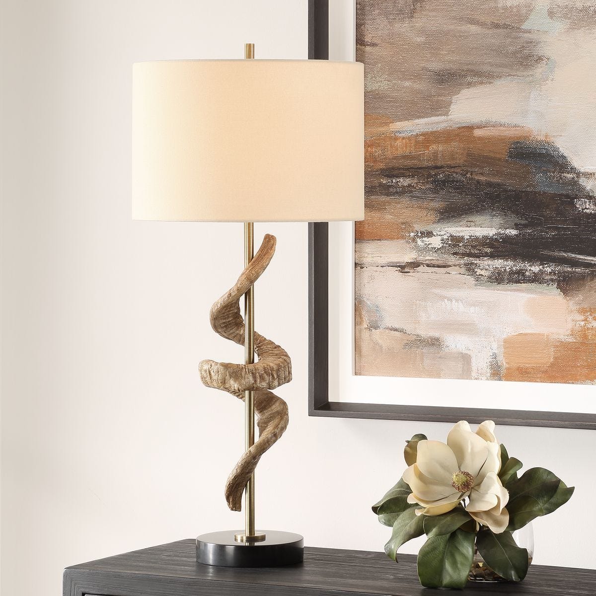 Rams Horn Table Lamp - perfect lighting for modern homes | Image 1 | InSTYLE Home & Rugs