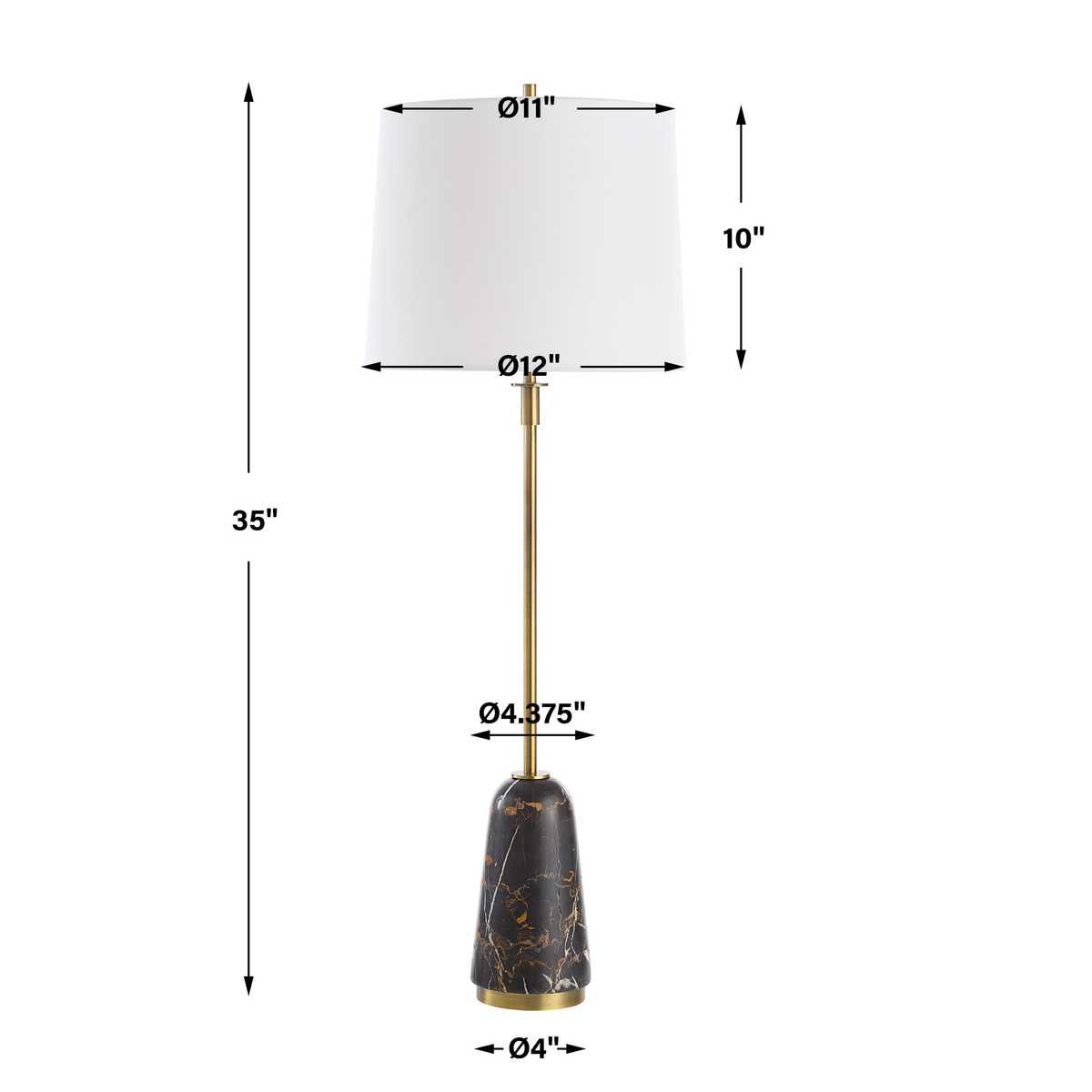 Jenson Buffet Lamp - contemporary buffets to enhance your home décor | Image 7 | InSTYLE Home & Rugs