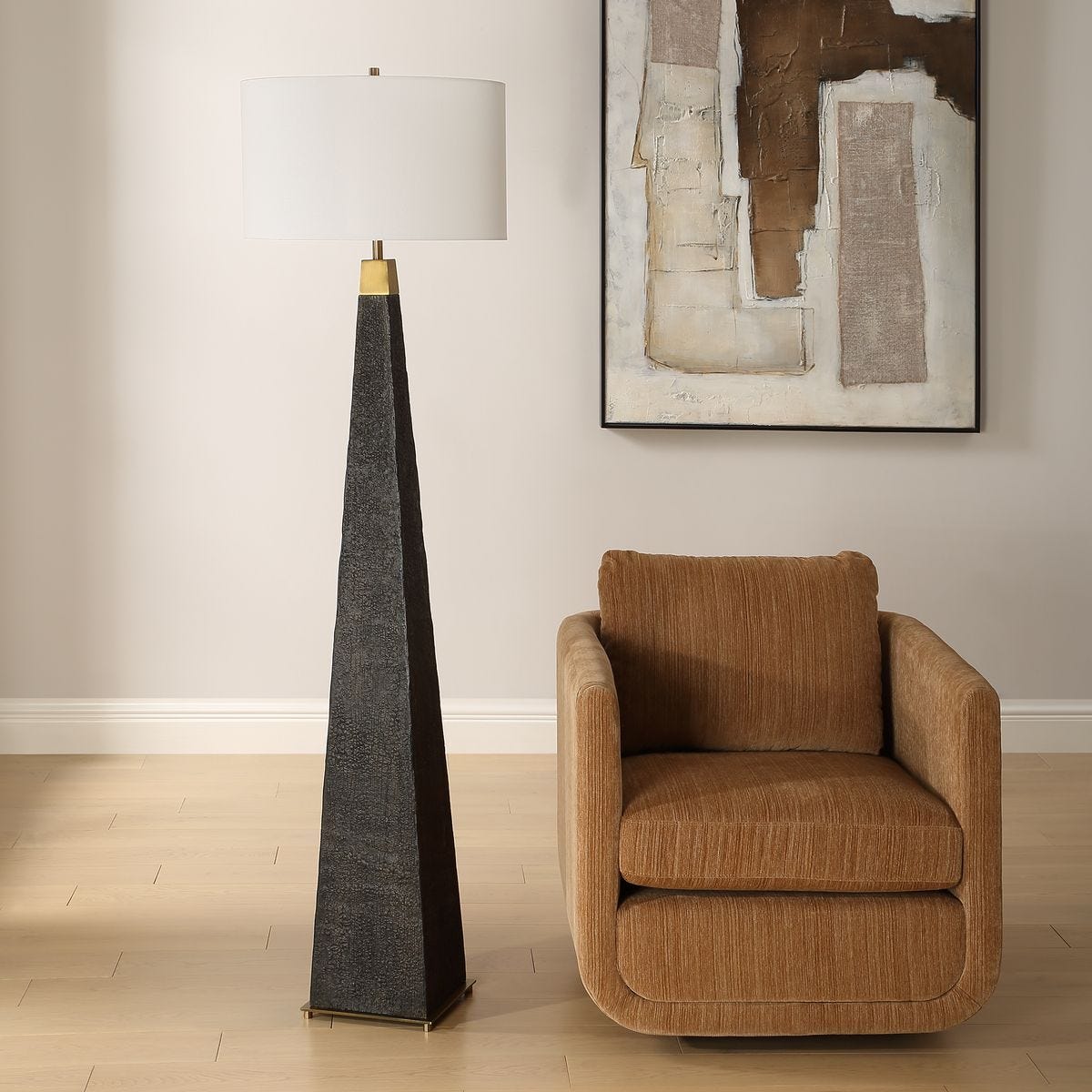 Lathey Floor Lamp - elegant floor lamp for interiors | Image 3 | InSTYLE Home & Rugs