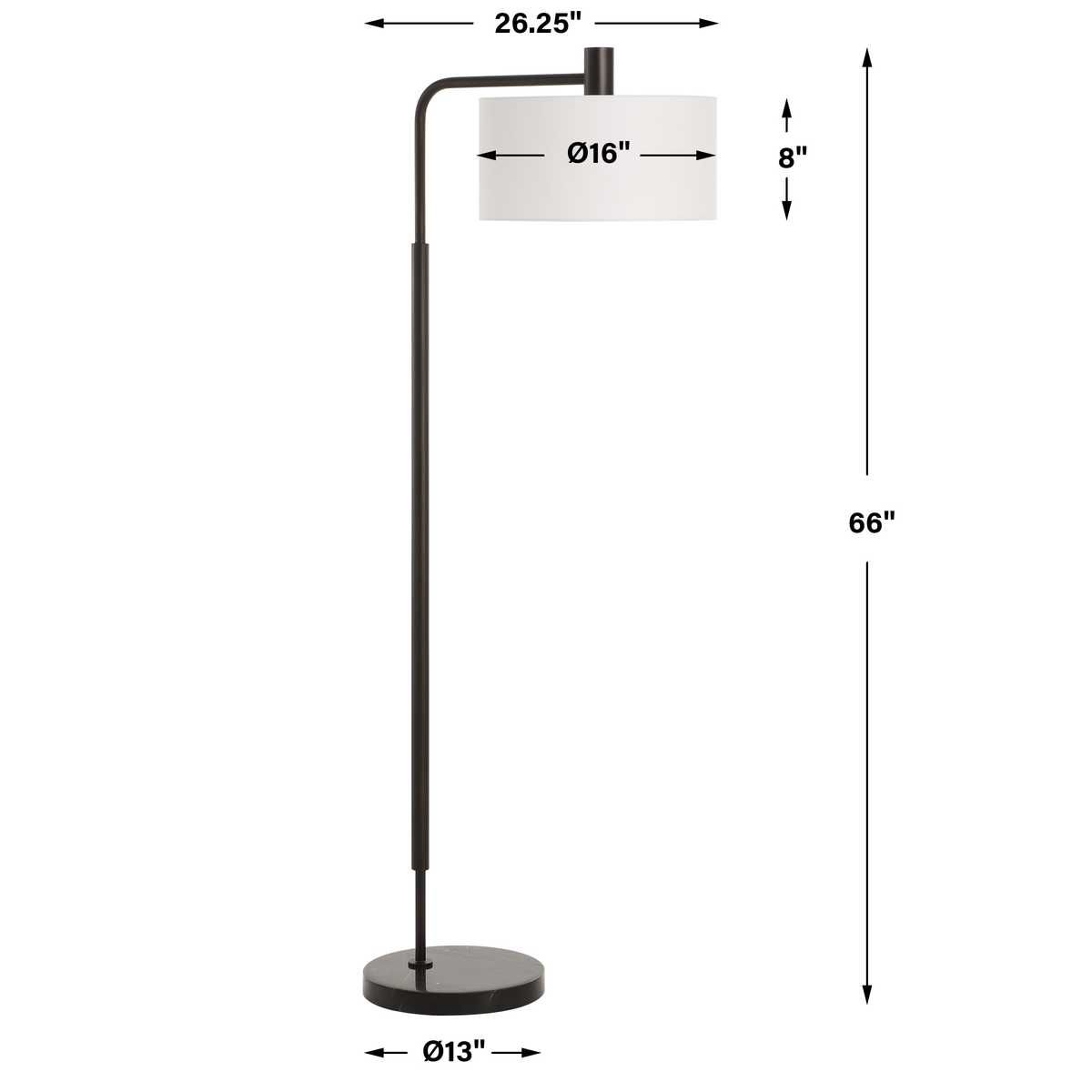 Richie Floor Lamp - elegant floor lamp for interiors | Image 6 | InSTYLE Home & Rugs