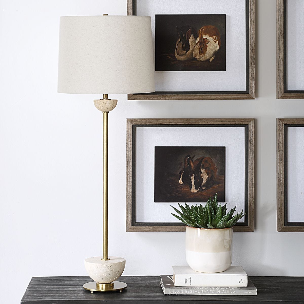 Hemisphere Buffet Lamp - versatile lighting lamps for any interior style | Image 3 | InSTYLE Home & Rugs