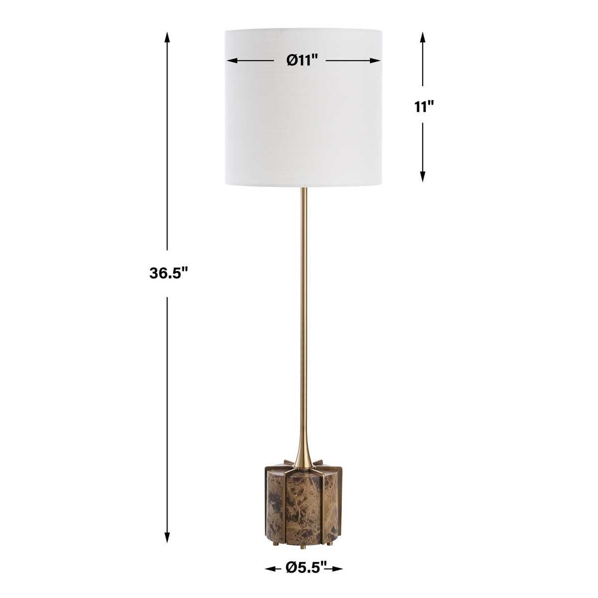 Britwell Buffet Lamp - elegant lamps to enhance your room ambiance | Image 7 | InSTYLE Home & Rugs
