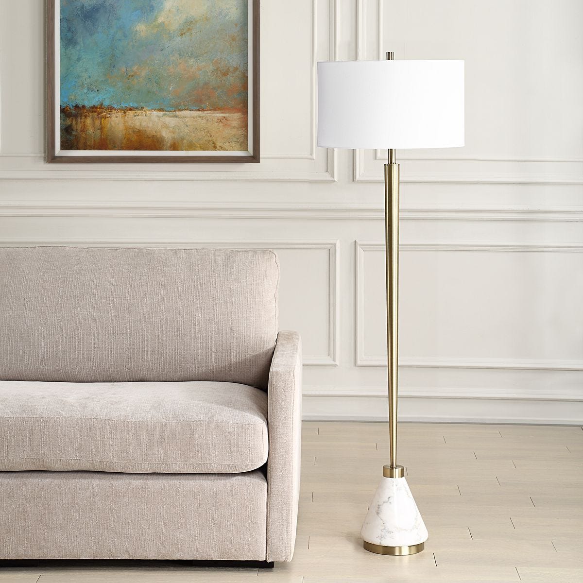 Curran Floor Lamp - elegant floor lamp for interiors | Image 3 | InSTYLE Home & Rugs