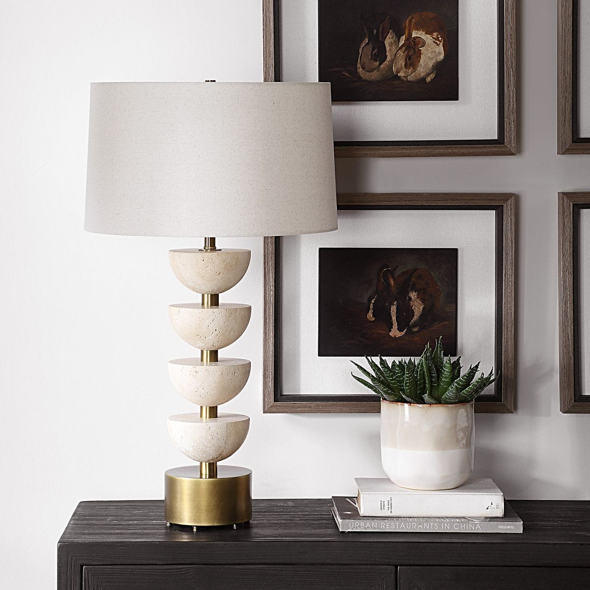 Hemisphere Table Lamp - stylish lamp for bedside tables | Image 3 | InSTYLE Home & Rugs