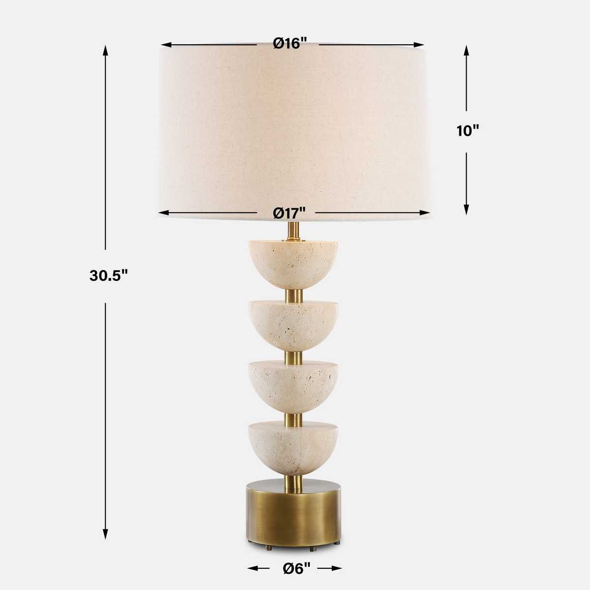 Hemisphere Table Lamp - stylish lamp for bedside tables | Image 8 | InSTYLE Home & Rugs