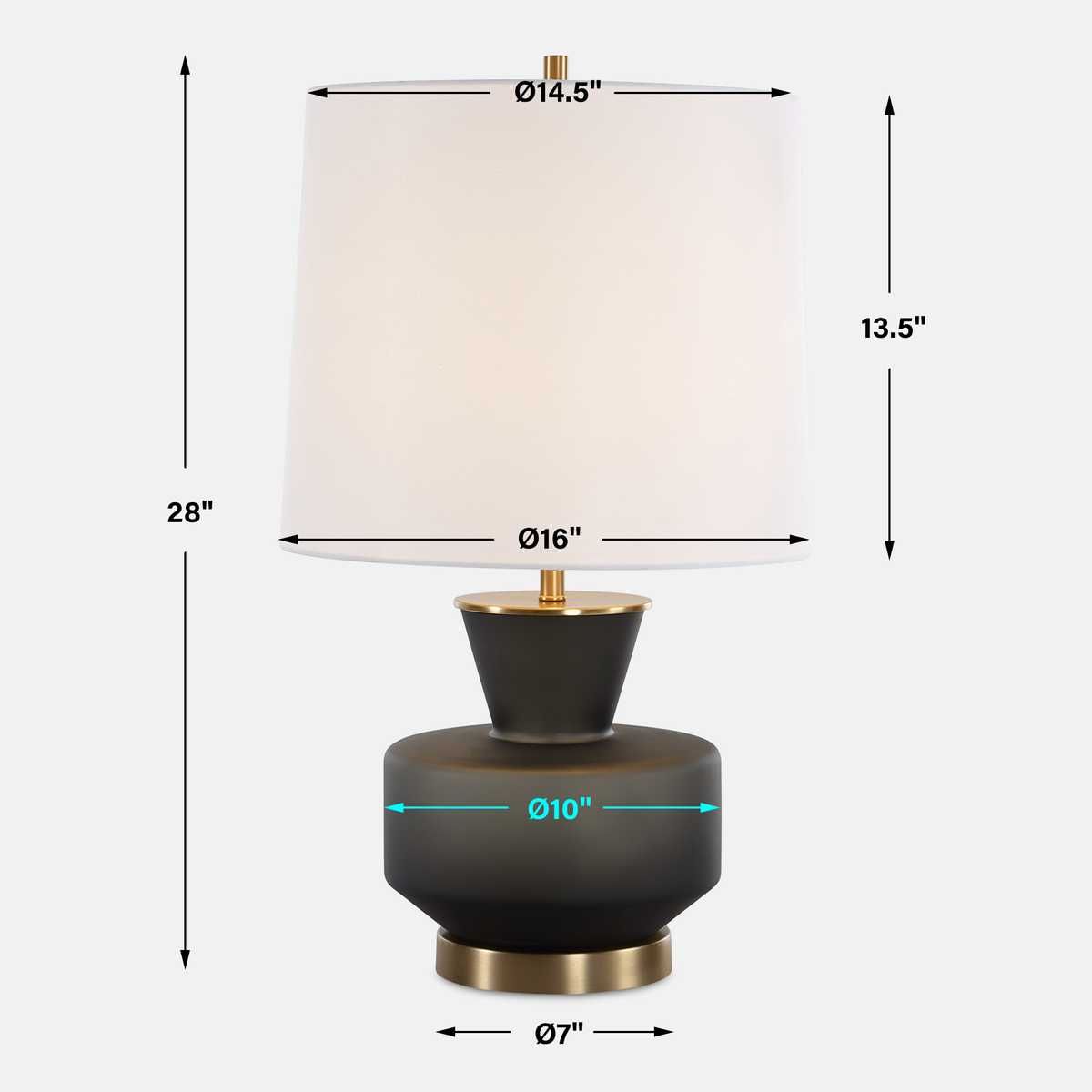 Trentino Table Lamp, Black - perfect lighting for modern homes | Image 7 | InSTYLE Home & Rugs