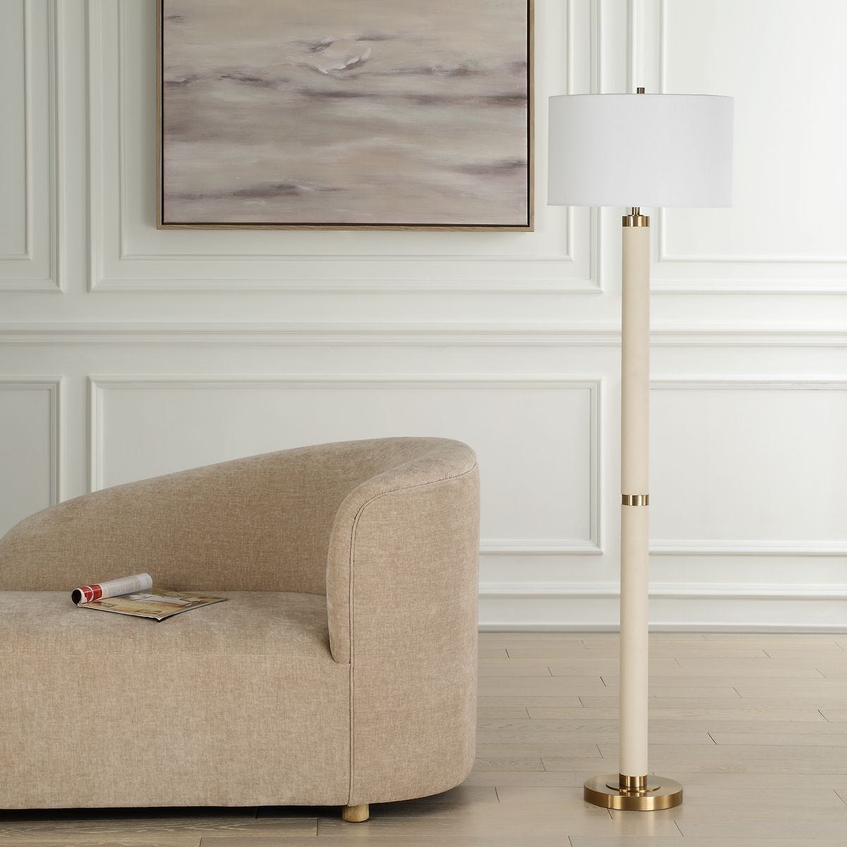 Wessex Floor Lamp - elegant lamps to enhance your room ambiance | Image 3 | InSTYLE Home & Rugs