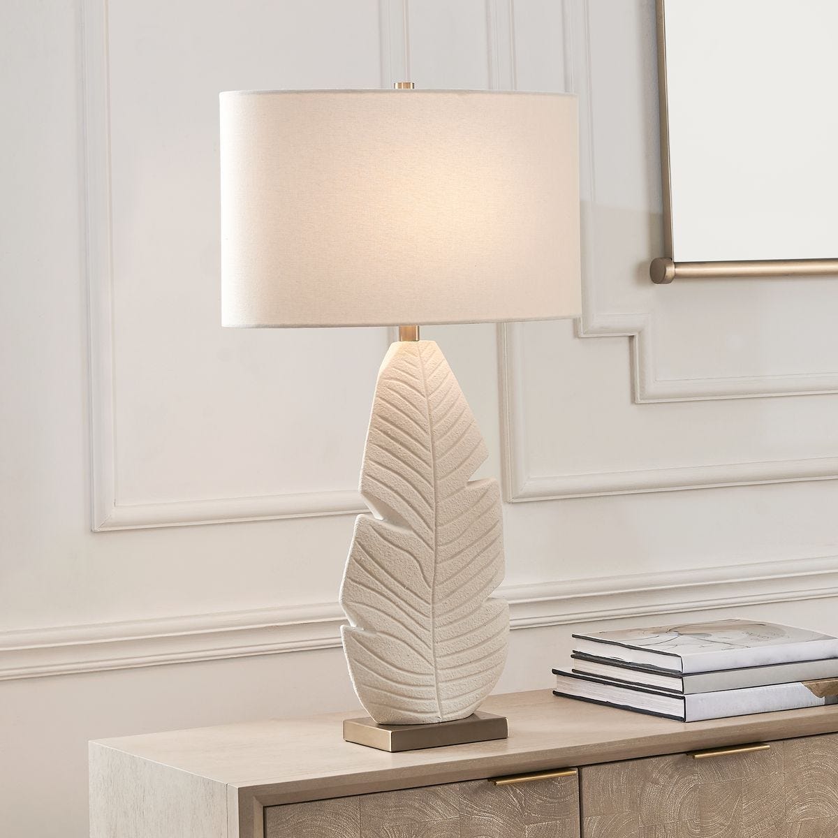 Palm Leaf Table Lamp - perfect lighting for modern homes | Image 5 | InSTYLE Home & Rugs