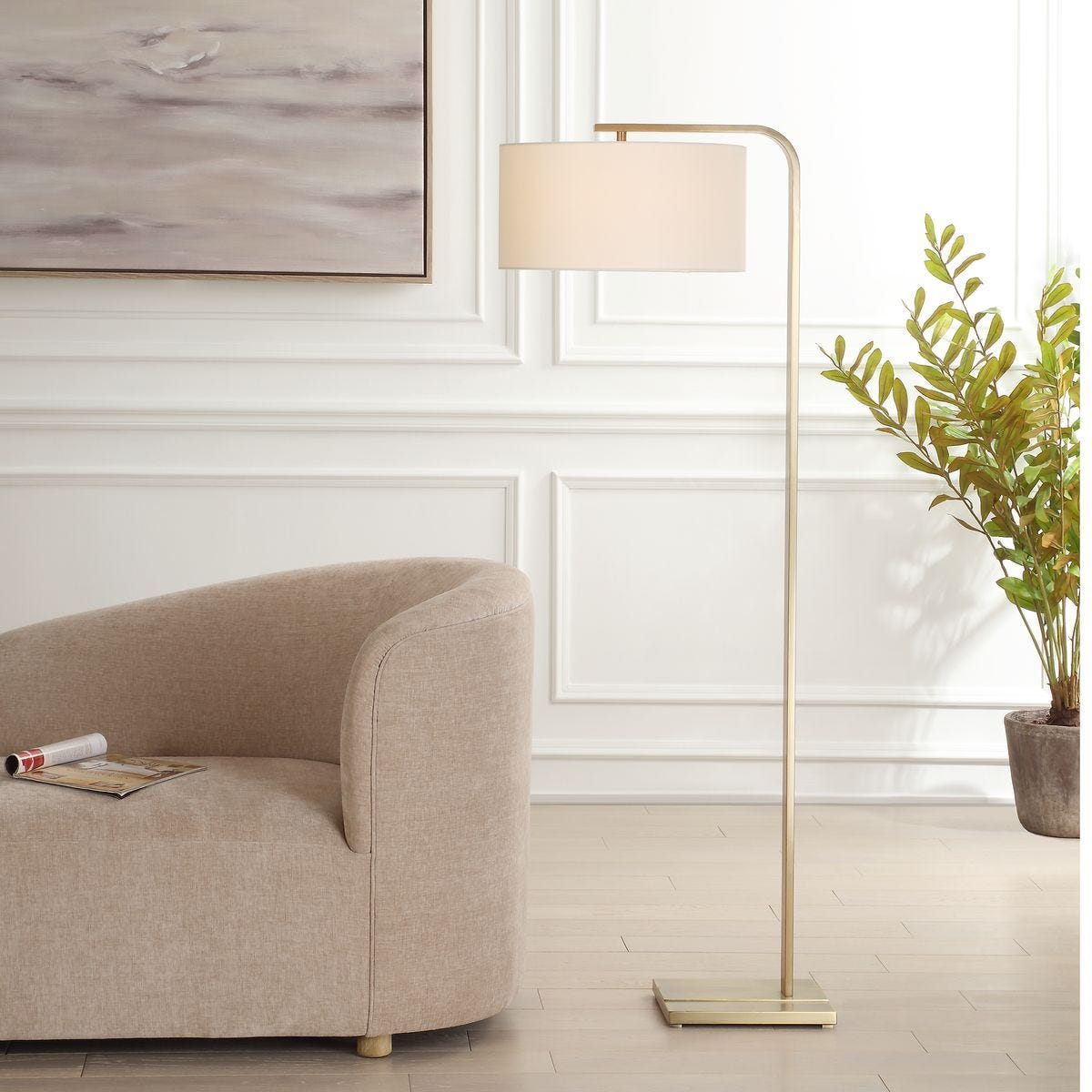 Laight Floor Lamp - elegant floor lamp for interiors | Image 1 | InSTYLE Home & Rugs