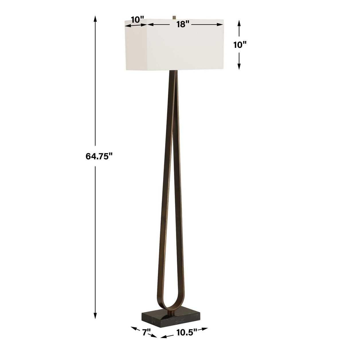 Galloway Floor Lamp - versatile lighting lamps for any interior style | Image 10 | InSTYLE Home & Rugs