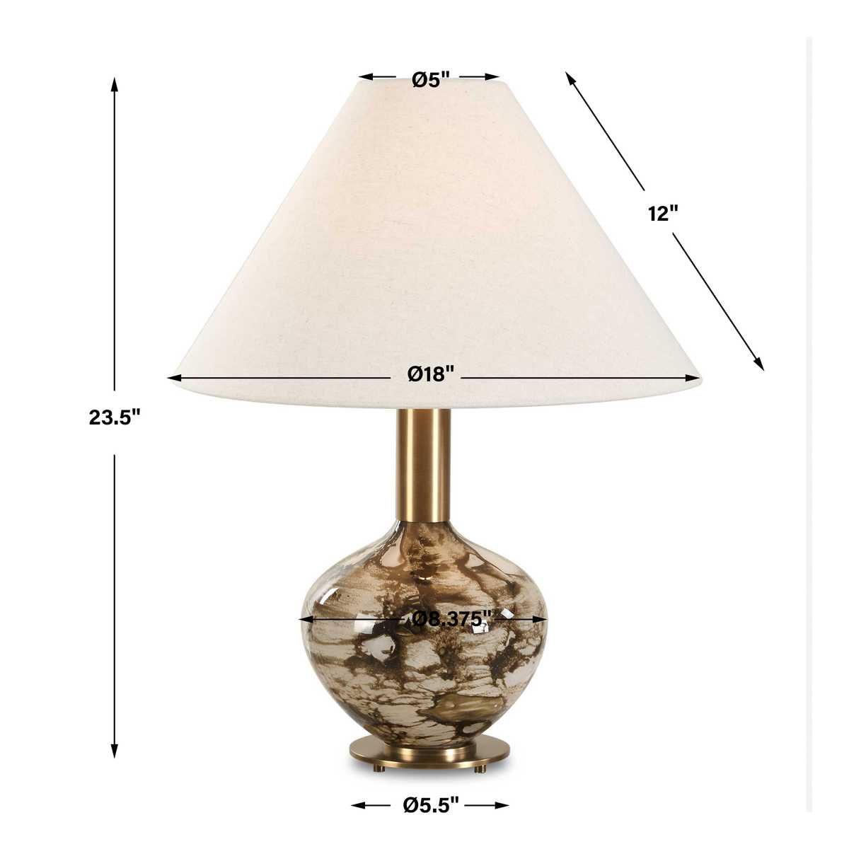 Montagu Table Lamp - stylish lamp for bedside tables | Image 2 | InSTYLE Home & Rugs