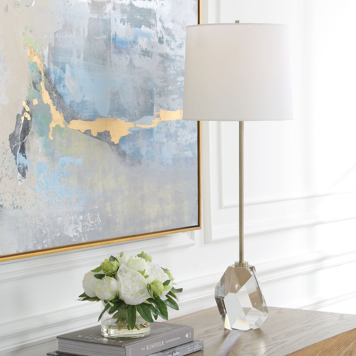 Valentina Cordless Buffet Lamp - sleek buffet units for functional dining room storage | Image 1 | InSTYLE Home & Rugs