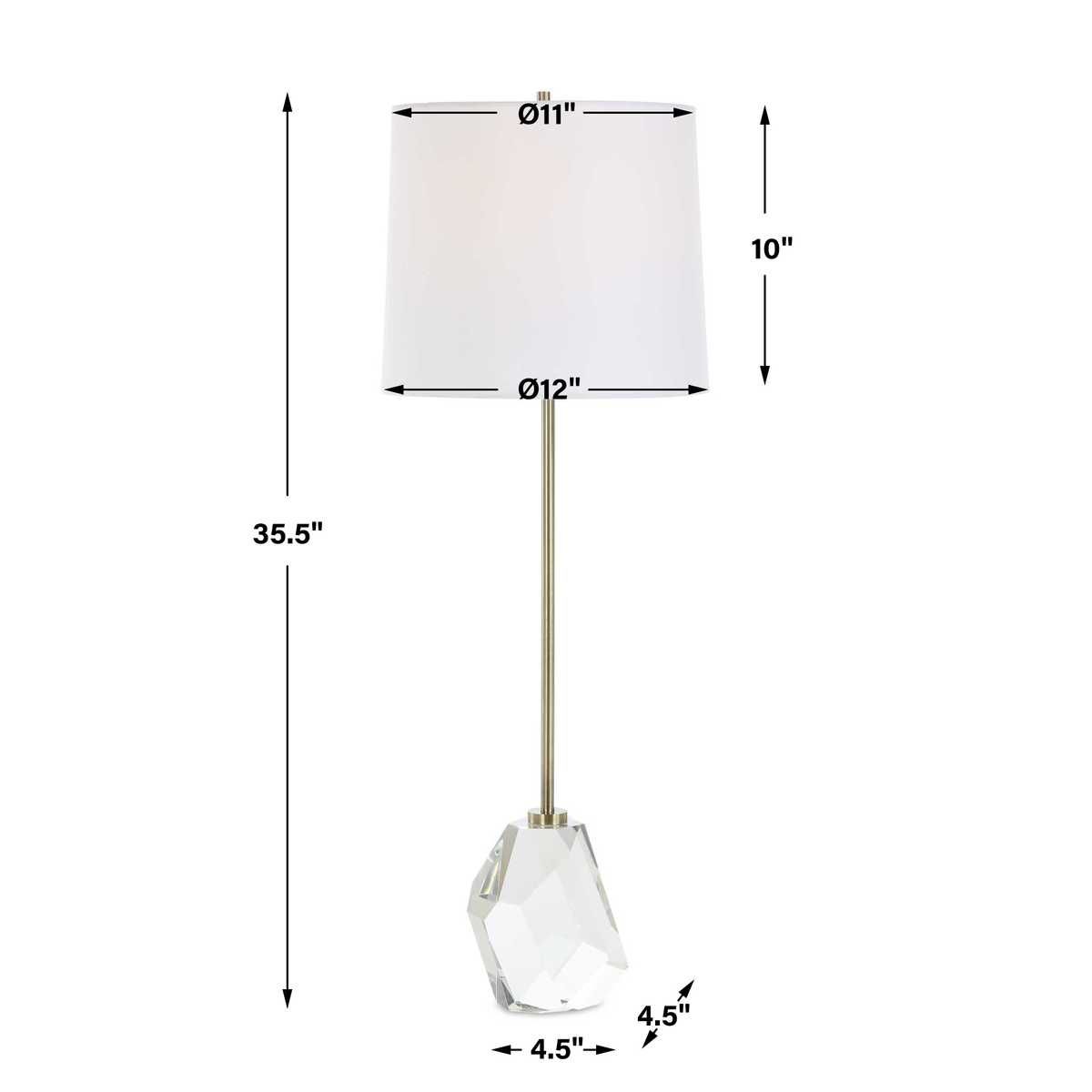 Valentina Cordless Buffet Lamp - sleek buffet units for functional dining room storage | Image 7 | InSTYLE Home & Rugs