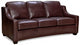 Superstyle® 80" x 41" Leather Curved Sofa