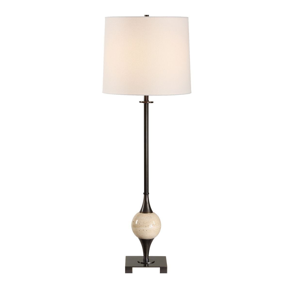 Dempsey Buffet Lamp, Bronze - sleek buffet units for functional dining room storage | Image 3 | InSTYLE Home & Rugs