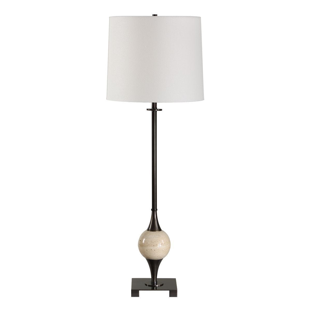 Dempsey Buffet Lamp, Bronze - sleek buffet units for functional dining room storage | Image 4 | InSTYLE Home & Rugs