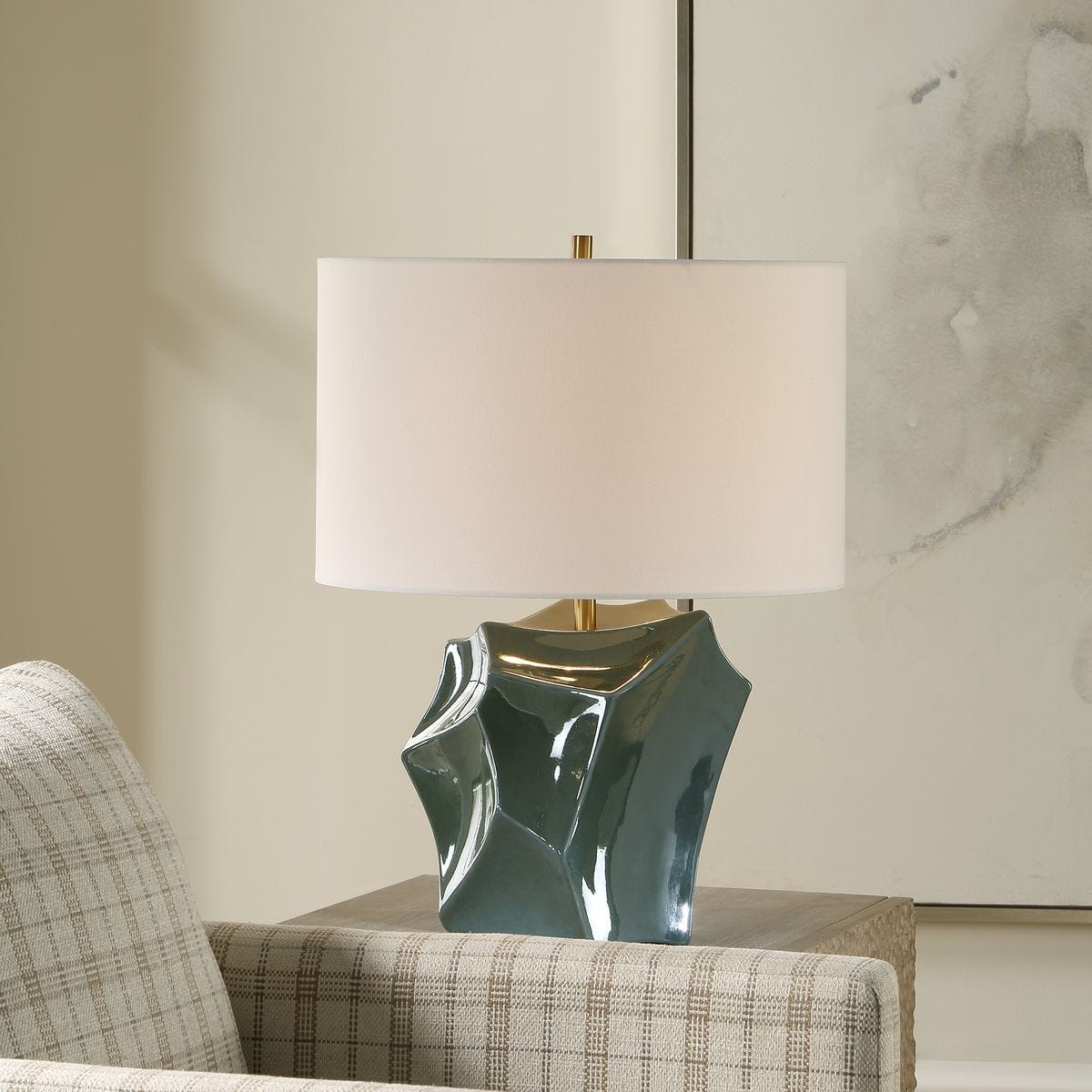 Prisma Table Lamp - stylish lamp for bedside tables | Image 4 | InSTYLE Home & Rugs