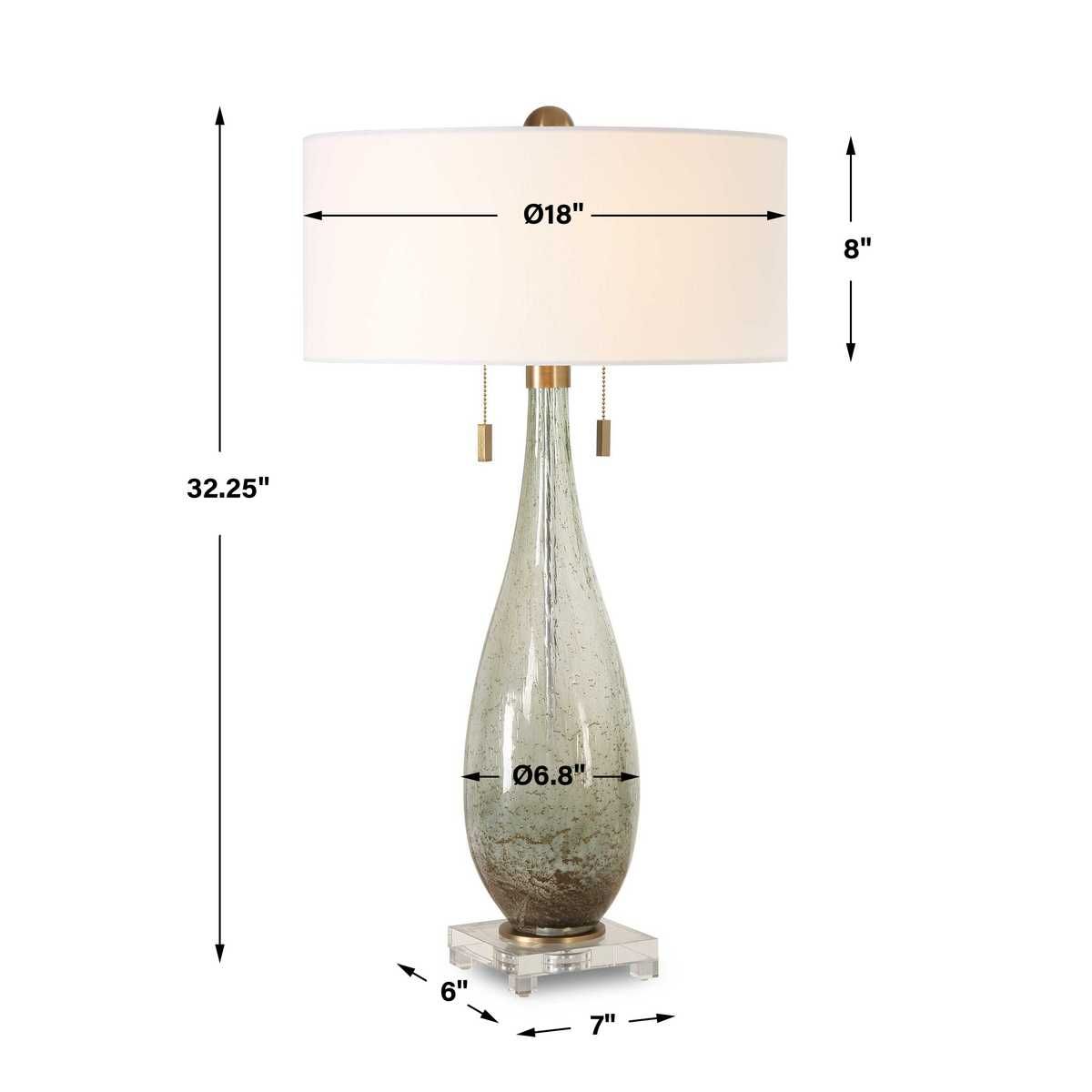Cardoni Table Lamp, Green - chic table lamp for any room | Image 10 | InSTYLE Home & Rugs