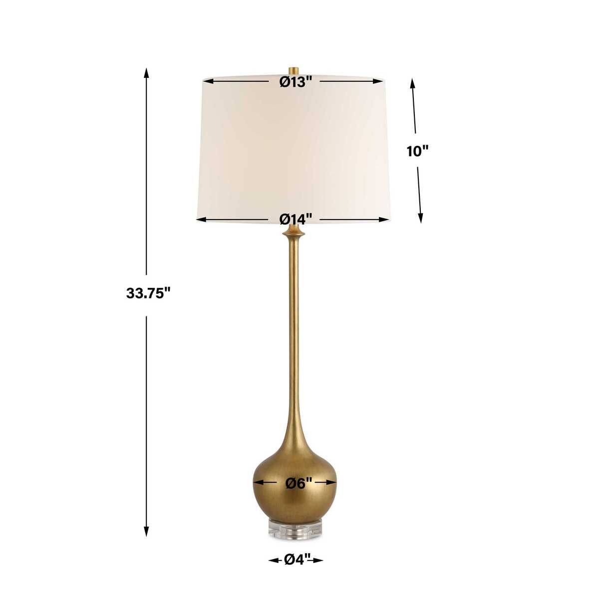 Good As Gold Buffet Lamp - contemporary buffets to enhance your home décor | Image 7 | InSTYLE Home & Rugs