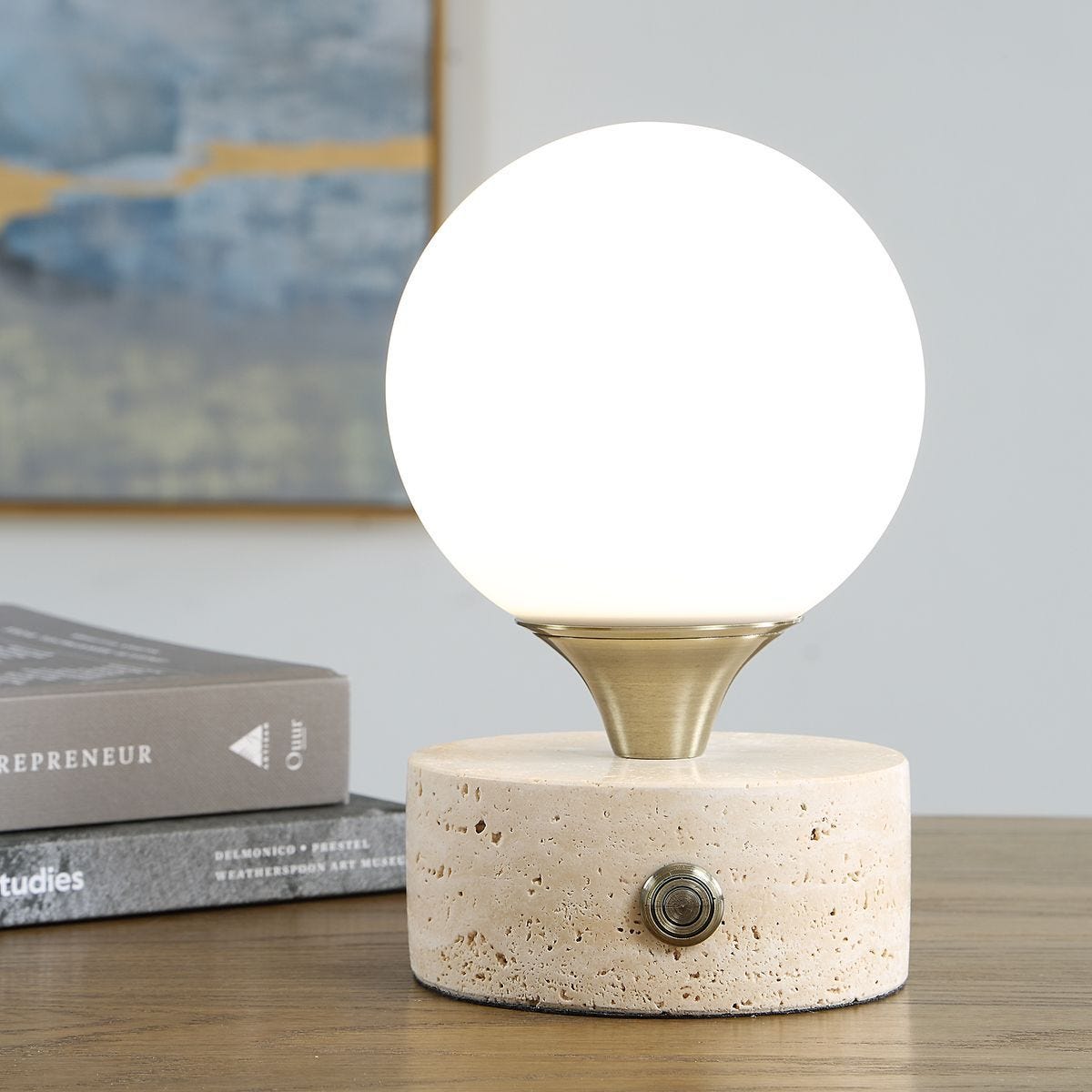 Abril Rechargable Accent Lamp - versatile lighting lamps for any interior style | Image 1 | InSTYLE Home & Rugs