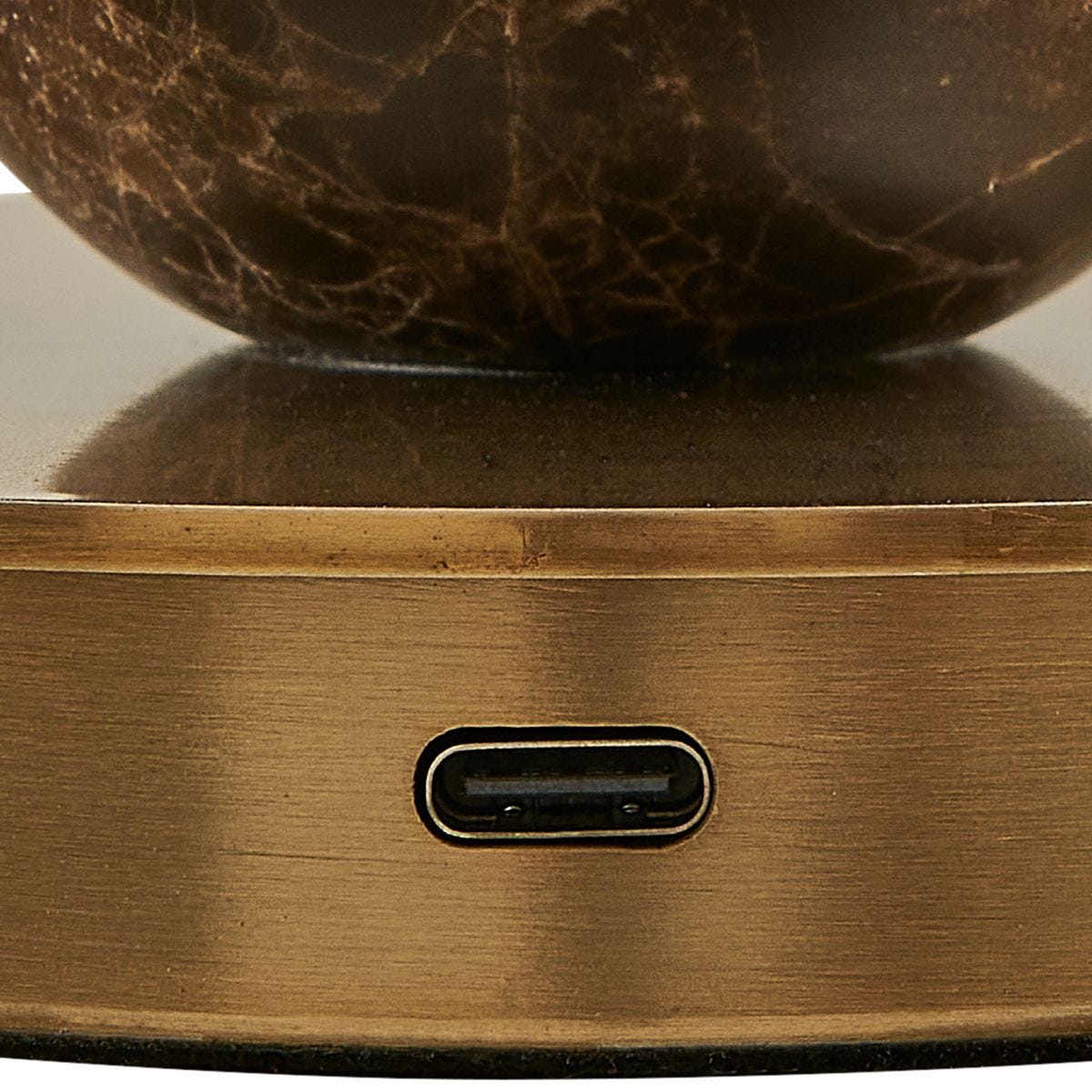 Nichols Rechargeable Accent Lamp, Brown Marble - contemporary lamps for stylish lighting solutions | Image 12 | InSTYLE Home & Rugs