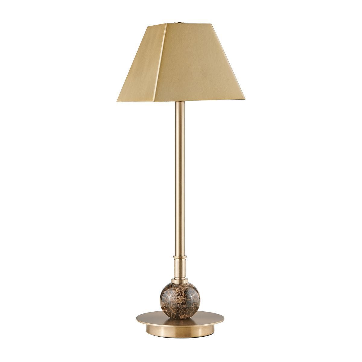 Nichols Rechargeable Accent Lamp, Brown Marble - contemporary lamps for stylish lighting solutions | Image 7 | InSTYLE Home & Rugs