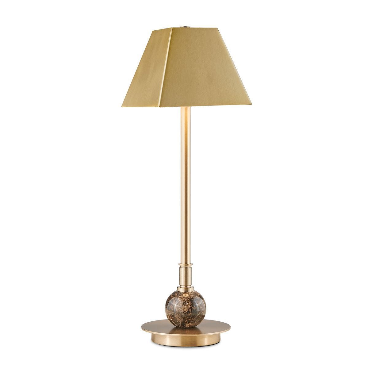Nichols Rechargeable Accent Lamp, Brown Marble - contemporary lamps for stylish lighting solutions | Image 2 | InSTYLE Home & Rugs