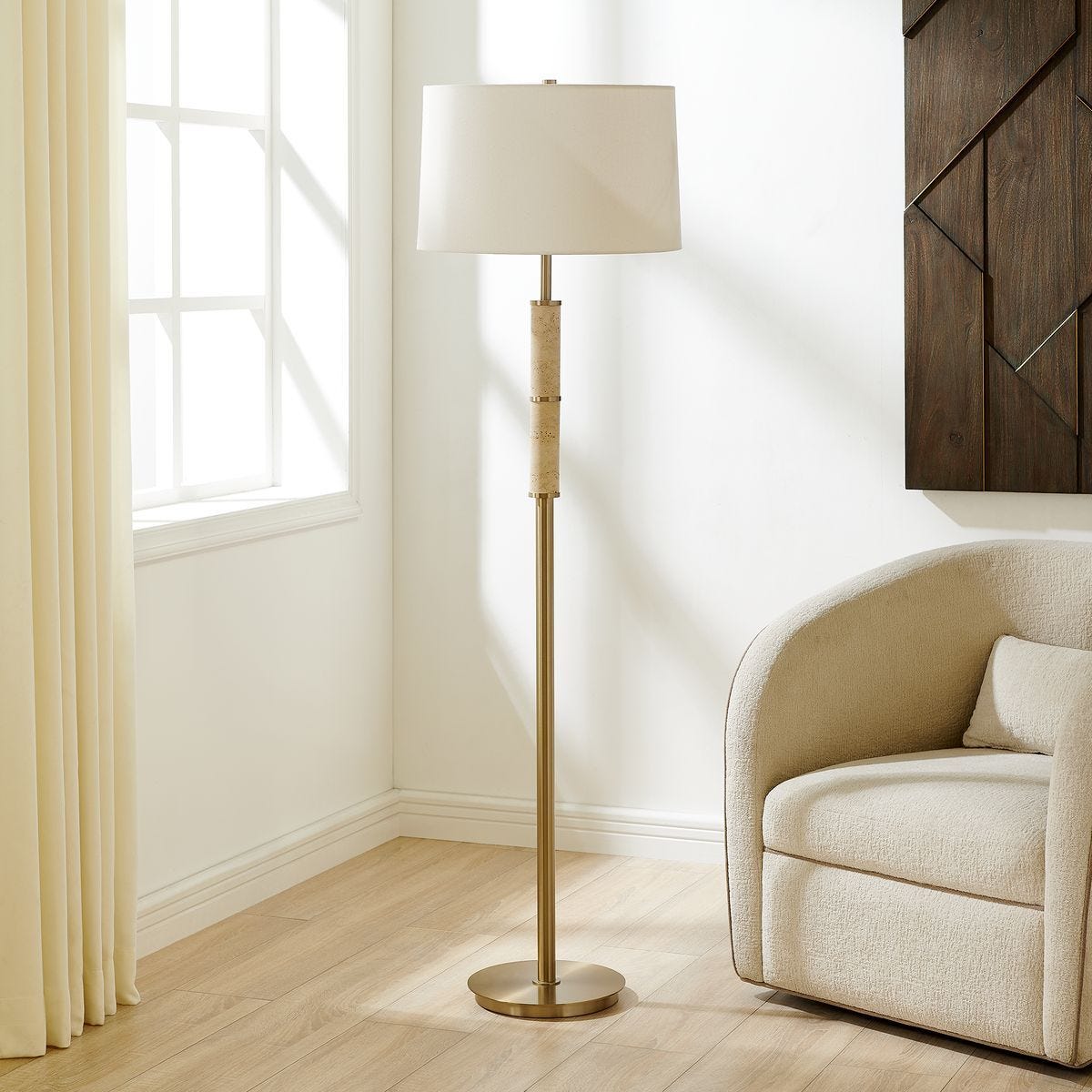 Verlaine Floor Lamp - elegant floor lamp for interiors | Image 3 | InSTYLE Home & Rugs