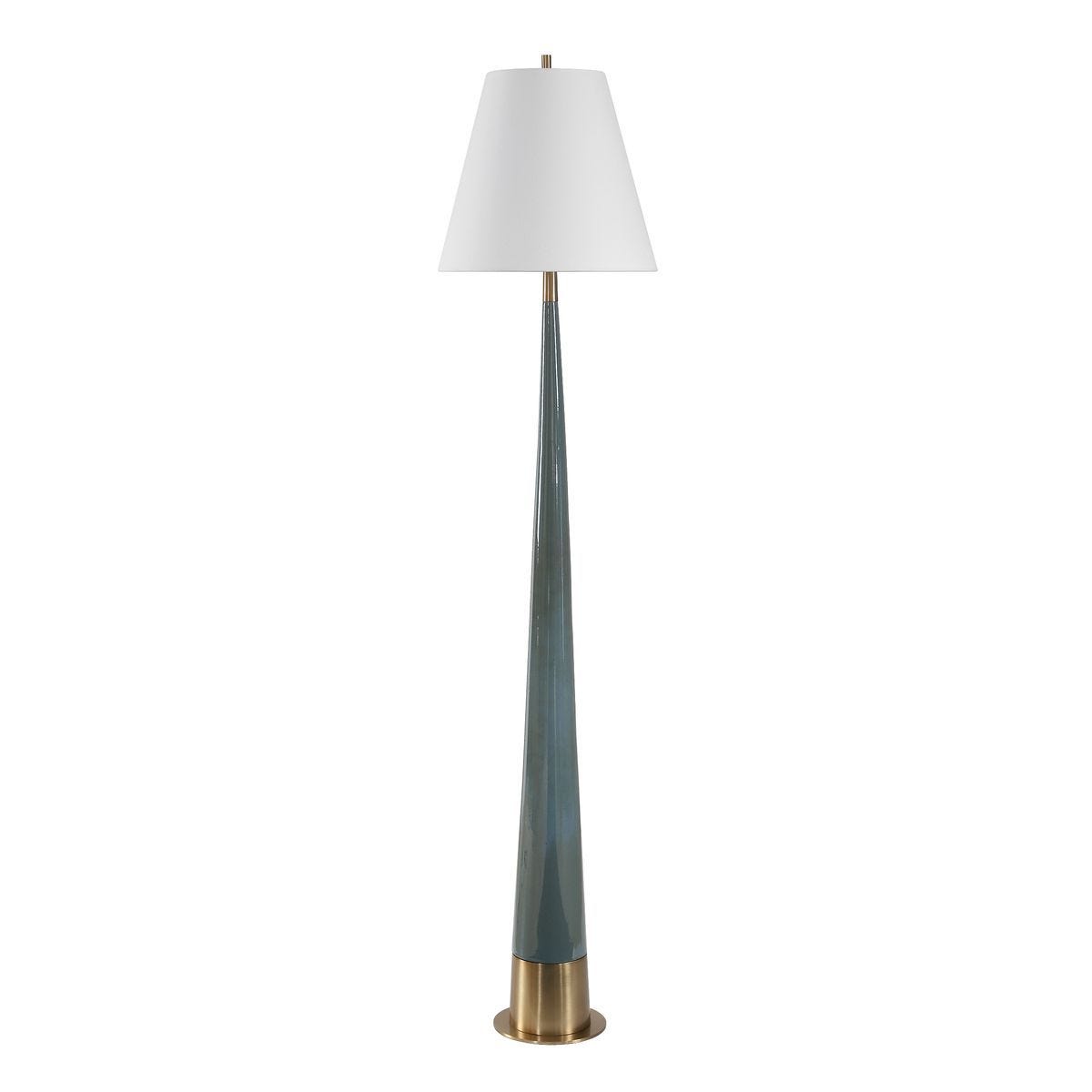 Riccardi Floor Lamp, Blue - perfect lighting for modern homes | Image 4 | InSTYLE Home & Rugs