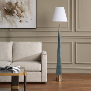 Riccardi Floor Lamp, Blue - perfect lighting for modern homes | Image 3 | InSTYLE Home & Rugs