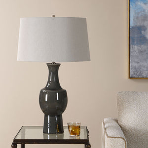 Tennille Table Lamp, Gray - chic table lamp for any room | Image 3 | InSTYLE Home & Rugs