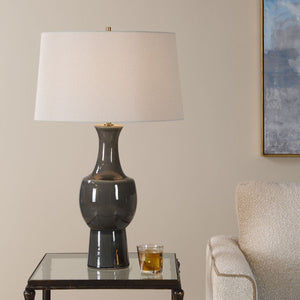 Tennille Table Lamp, Gray - chic table lamp for any room | Image 1 | InSTYLE Home & Rugs