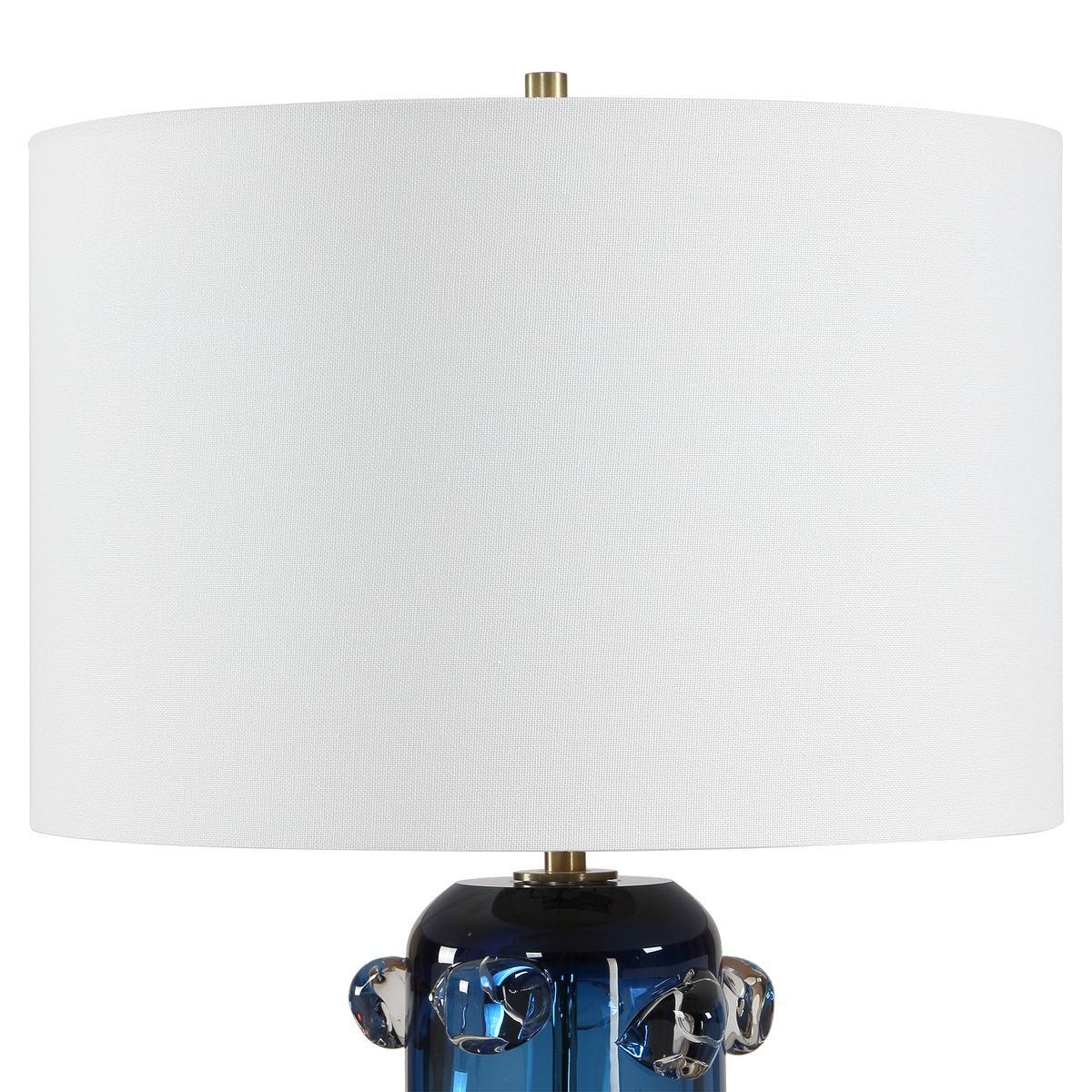 Aura Table Lamp, Blue - perfect lighting for modern homes | Image 5 | InSTYLE Home & Rugs