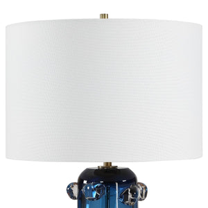 Aura Table Lamp, Blue - perfect lighting for modern homes | Image 5 | InSTYLE Home & Rugs