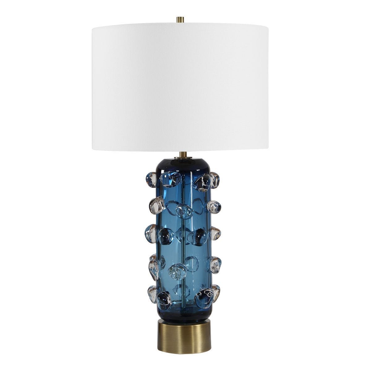 Aura Table Lamp, Blue - perfect lighting for modern homes | Image 4 | InSTYLE Home & Rugs