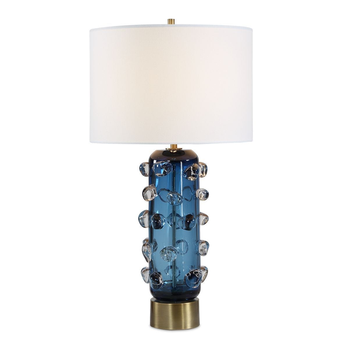 Aura Table Lamp, Blue - perfect lighting for modern homes | Image 2 | InSTYLE Home & Rugs