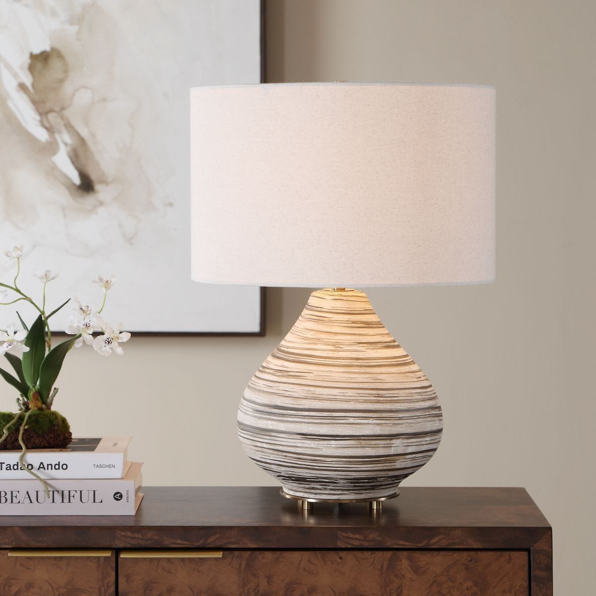 Azura Table Lamp - perfect lighting for modern homes | Image 1 | InSTYLE Home & Rugs