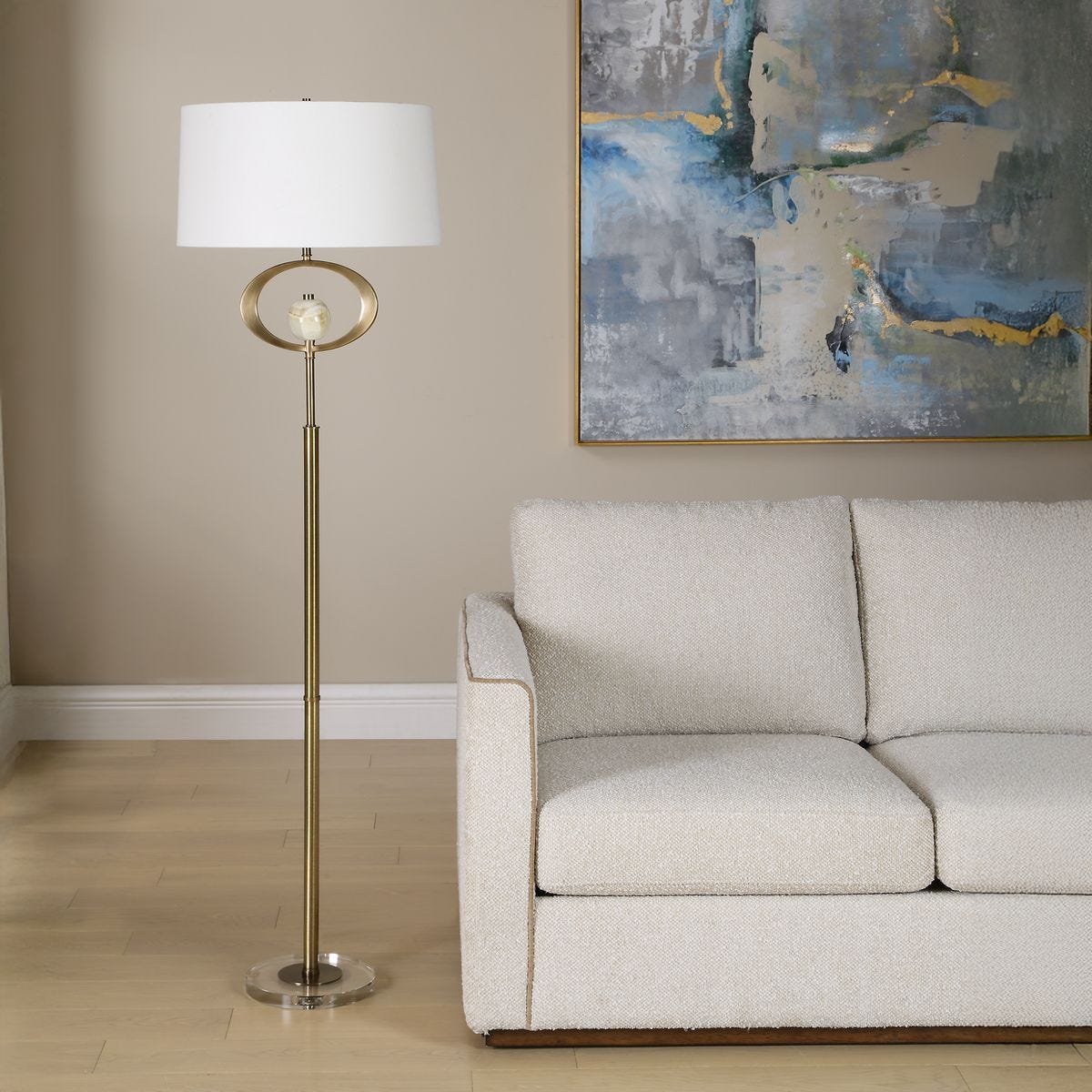 Soleil Floor Lamp - elegant floor lamp for interiors | Image 3 | InSTYLE Home & Rugs