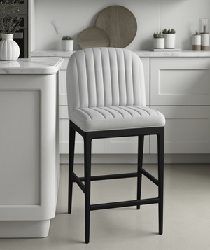 Channel Counter Chair - modern black & grey chair | Image 2 | InSTYLE Home & Rugs